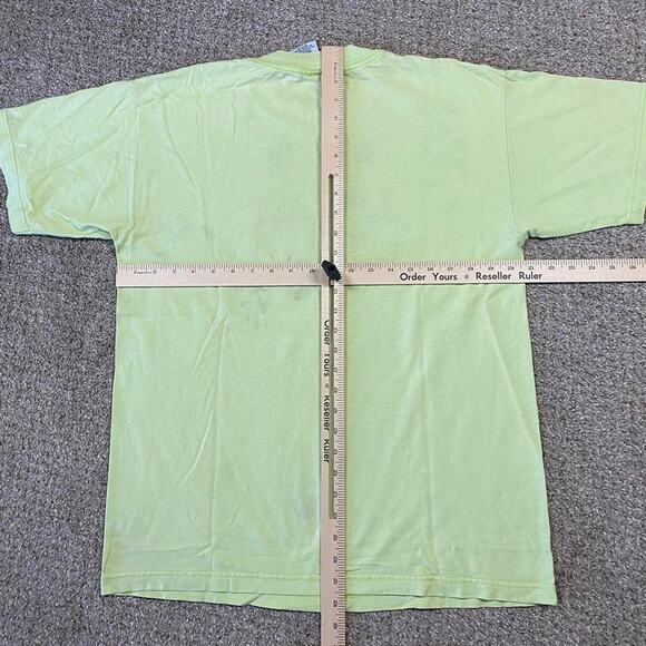 VTG Tommy Hilfiger Shirt Mens L* Green Embroidered 90s Preppy Flag Streetwear - Picture 4 of 4